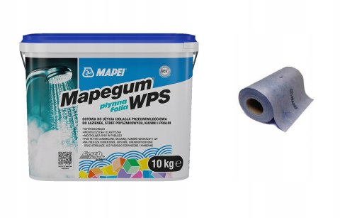 MAPEI MAPEGUM WPS 10 KG.+ TAŚMA MAPEBAND W 10M