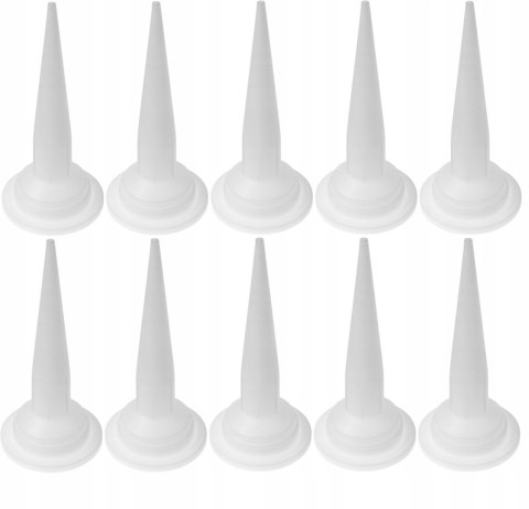 10x KOŃCÓWKI APLIKATORY DO SILIKONÓW I MAS DO KIEŁBAS 600 ml. 10x KOŃCÓWKI APLIKATORY DO SILIKONÓW I MAS DO KIEŁBAS 600 ml.