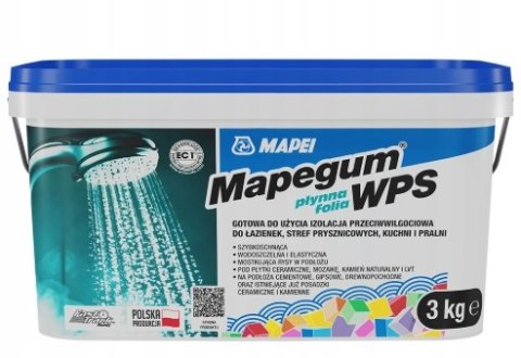 MAPEI FOLIA W PŁYNIE MAPEGUM WPS 3 kg.