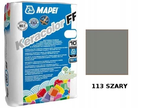 MAPEI FUGA CEMANTOWA KERACOLOR FF 20kg 113 SZARA MAPEI FUGA CEMANTOWA KERACOLOR FF 20kg 113 SZARA