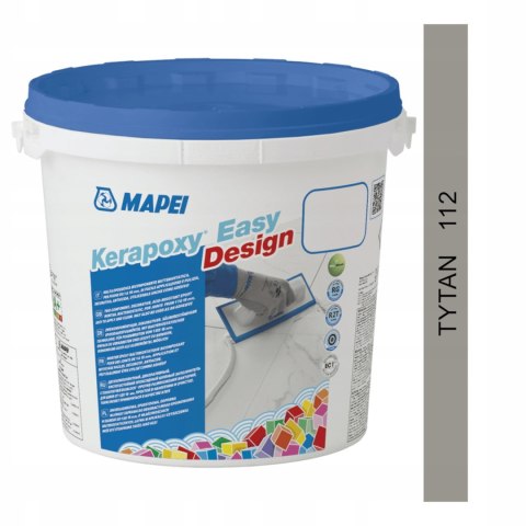 MAPEI FUGA EPOKSYDOWA KERAPOXY EASY DESIGN 112 TYTAN 3kg.