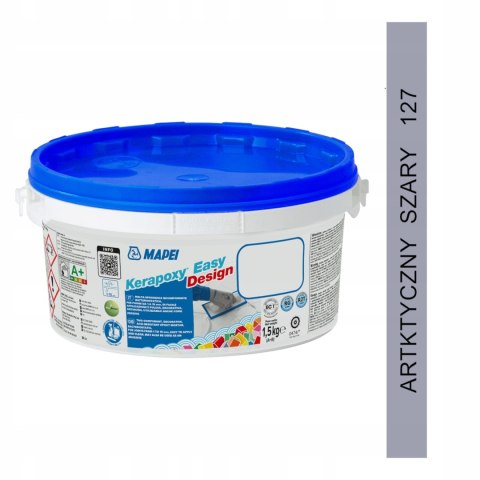 MAPEI FUGA EPOKSYDOWA KERAPOXY EASY DESIGN 127 ARKTYCZNY SZARY 1,5 kg.