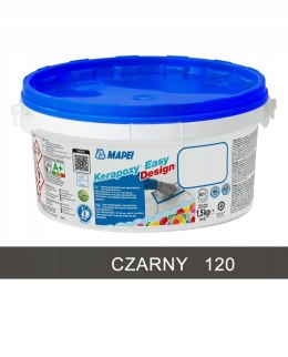 MAPEI KERAPOXY EASY DESIGN 120 CZARNA FUGA EPOKSYDOWA 1,5 kg.