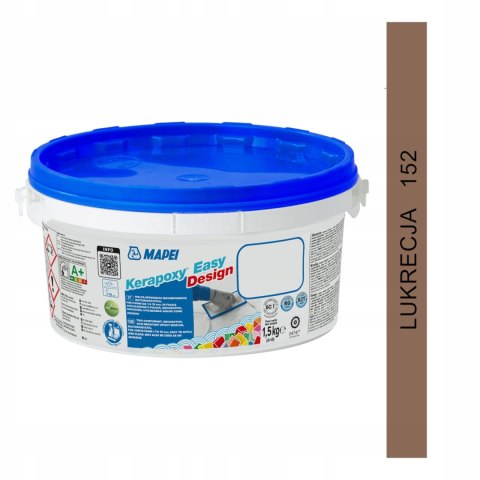 MAPEI KERAPOXY EASY DESIGN FUGA EPOKSYDOWA 152 LUKRECJA 1,5 kg. MAPEI KERAPOXY EASY DESIGN FUGA EPOKSYDOWA 152 LUKRECJA 1,5 kg.