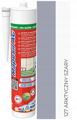 MAPEI SILIKON MAPESIL 127 ARKTYCZNY SZARY 310 ml