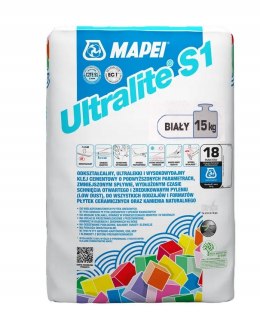 MAPEI ULTRALITE S1 KLEJ ODKSZTAŁCALNY BIAŁY 15 KG.