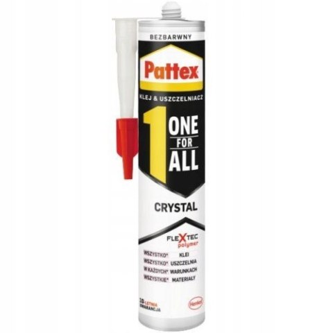 PATTEX ONE FOR ALL CRYSTAL 290 g KLEJ USZCZELNIACZ POLIMEROWY BEZBARWNY