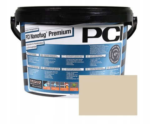 PCI NANOFUG PREMIUM ELASTYCZNA FUGA CEMENTOWA 02 BAHAMA BEŻ 5 kg.