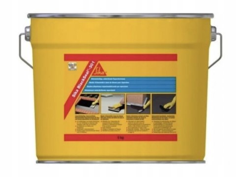 SIKA BLACKSEAL 301 WZMACNIANY BITUM DO NAPRAW IZOLACJI WODOSZCZELNYCH 5 kg.