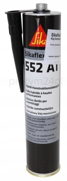 SIKA Sikaflex-552 AT 300ml. CZARNY POLIMEROWY KLEJ KONSTRUKCYJNY