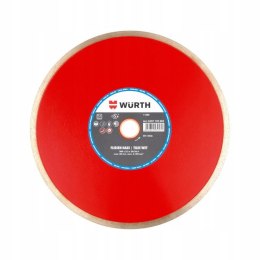 WURTH TARCZA DIAMENTOWA DO TWARDYCH MATERIAŁÓW DO CIĘCIA NA MOKRO 250 mm.