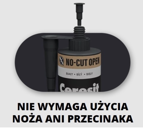 CERESIT SILIKON SANITARNY CS9 BIAŁY 280ml