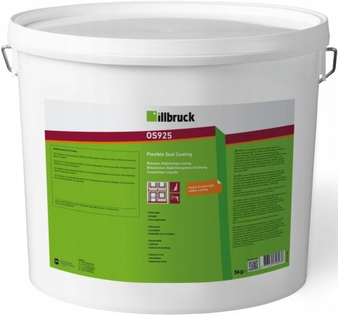 ILLBRUCK OS925 FOLIA EPDM W PŁYNIE MEMBRANA HYDROIZOLACJA POWŁOKA MASA 5kg