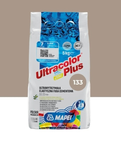 MAPEI FUGA CEMENTOWA ULTRACOLOR PLUS 133 PIASEK 5 KG