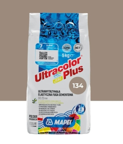 MAPEI FUGA CEM. ULTRACOLOR PLUS 134 JEDWAB 5 KG