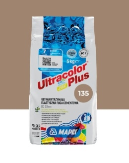 MAPEI FUGA CEM. ULTRACOLOR PLUS 135 ZŁOTY PYŁ 5 KG