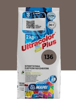 MAPEI FUGA CEM. ULTRACOLOR PLUS 136 BRUNATNY 2 KG