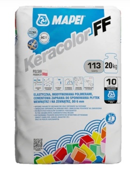 MAPEI FUGA CEMENTOWA KERACOLOR FF 20kg 113 SZARA