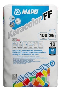 MAPEI FUGA CEMENTOWA KERACOLOR FF 20kg 100 BIAŁA