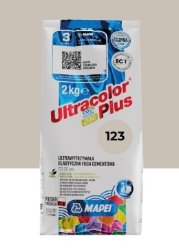 MAPEI FUGA CEMENTOWA ULTRACOLOR PLUS 123 ANTYCZNY BIAŁY 2KG