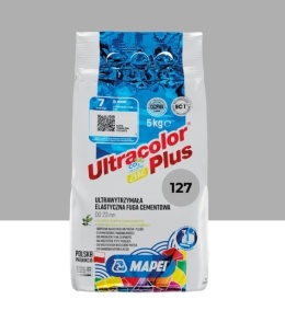 MAPEI FUGA CEMENTOWA ULTRACOLOR PLUS 127 ARKTYCZNA SZARA 5 kg.