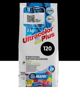 MAPEI FUGA CEMENTOWA ULTRACOLOR PLUS 2 kg. 120 CZARNA