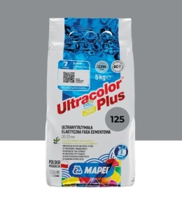 MAPEI FUGA CEMENTOWA ULTRACOLOR PLUS 5 kg. 125 ZAMKOWA SZARA