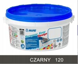 MAPEI KERAPOXY EASY DESIGN 120 CZARNY FUGA EPOKSYDOWA 1,5 kg