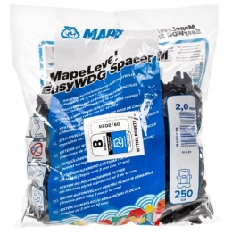 MAPEI MAPELEVEL KLIPSY DO POZIOMOWANIA PŁYTEK 2mm
