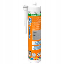 MAPEI MAPESIL TILE MATT MATOWY BEZROZPUSZCZALNIKOWY SILIKON 100 BIAŁY