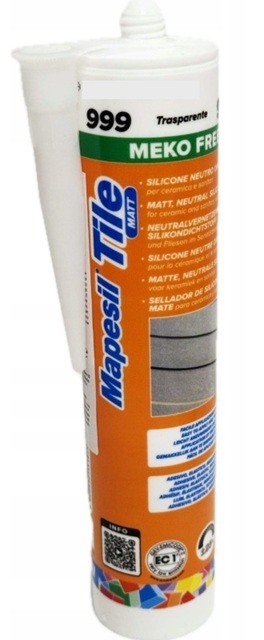 MAPEI MAPESIL TILE MATT MATOWY BEZROZPUSZCZALNIKOWY SILIKON 999 BEZBARWNY