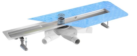 MAPEI PP DRAIN AQUA 70cm - KORPUS Z SYFONEM OBRACANYM O 360°