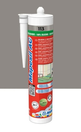 MAPEI SILIKON MAPESIL 113 SZARY 310ml.