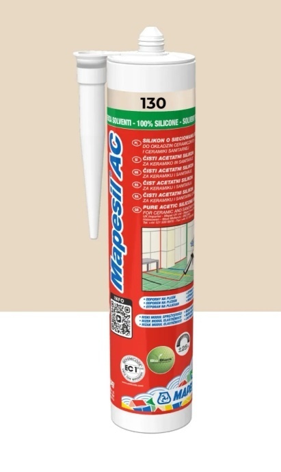 MAPEI SILIKON SANITARNY MAPESIL 130 JAŚMIN 310ml.