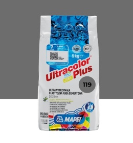 MAPEI ULTRACOLOR PLUS 119 LONDYŃSKI SZARY 5KG