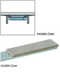 POKRYWA INVISIBLE COVER 80 CM ALUMINIMUM NATURALNE 22132