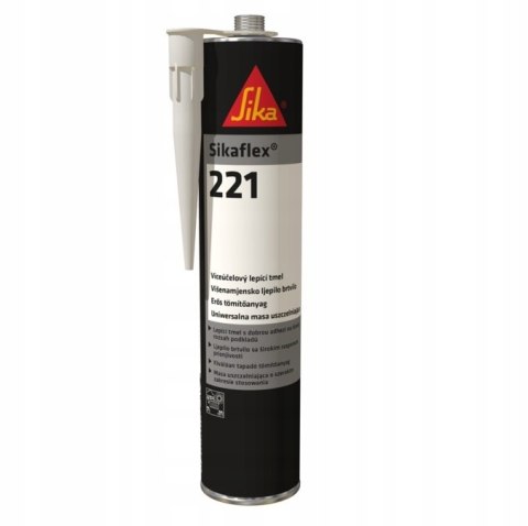 SIKA SIKAFLEX 221 MASA USZCZELNIAJĄCA KLEJ ODPORNY NA KOROZJĘ CZARNA 300ml.