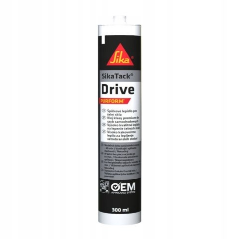 SIKA TACK DRIVE (PURFORM) KLEJ DO SZYB PREMIUM 1H SZYBKI 300 ML CZARNY