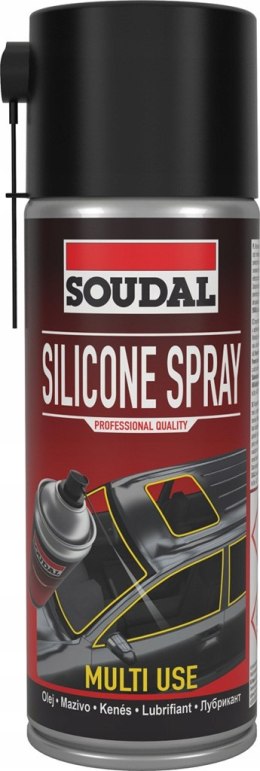 SOUDAL PREPARAT SMARUJĄCO-ZABEZPIECZAJĄCY SILICONE SPRAY 400 ML.