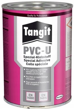 TANGIT SPECJALNY KLEJ DO INSTALACJI RUR PVC-U WODOODPORNY 1 kg.