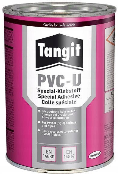 TANGIT SPECJALNY KLEJ DO INSTALACJI RUR PVC-U WODOODPORNY 1 kg.