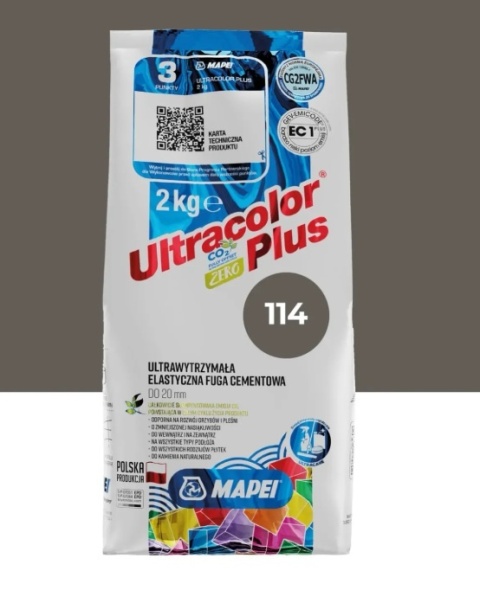 MAPEI FUGA ULTRACOLOR PLUS 114 ANTRACYT 2KG